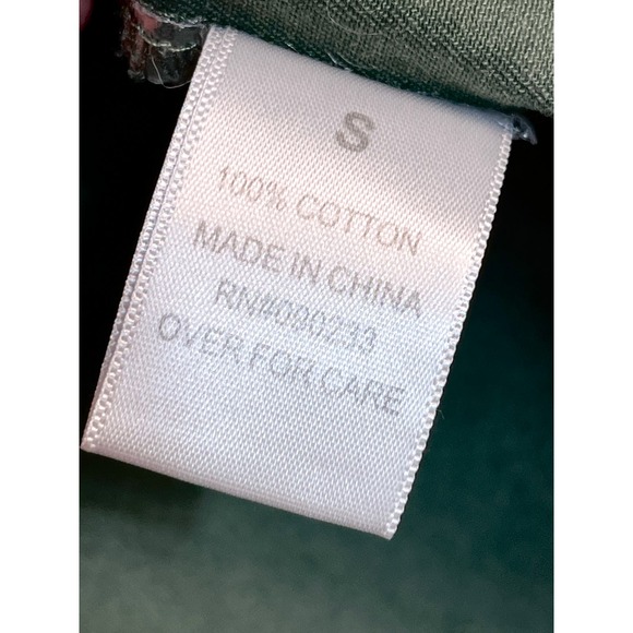 PacSun Shacket Jacket‎ with Embroidered Patches Military Green Womens Size Small - Picture 12 of 13